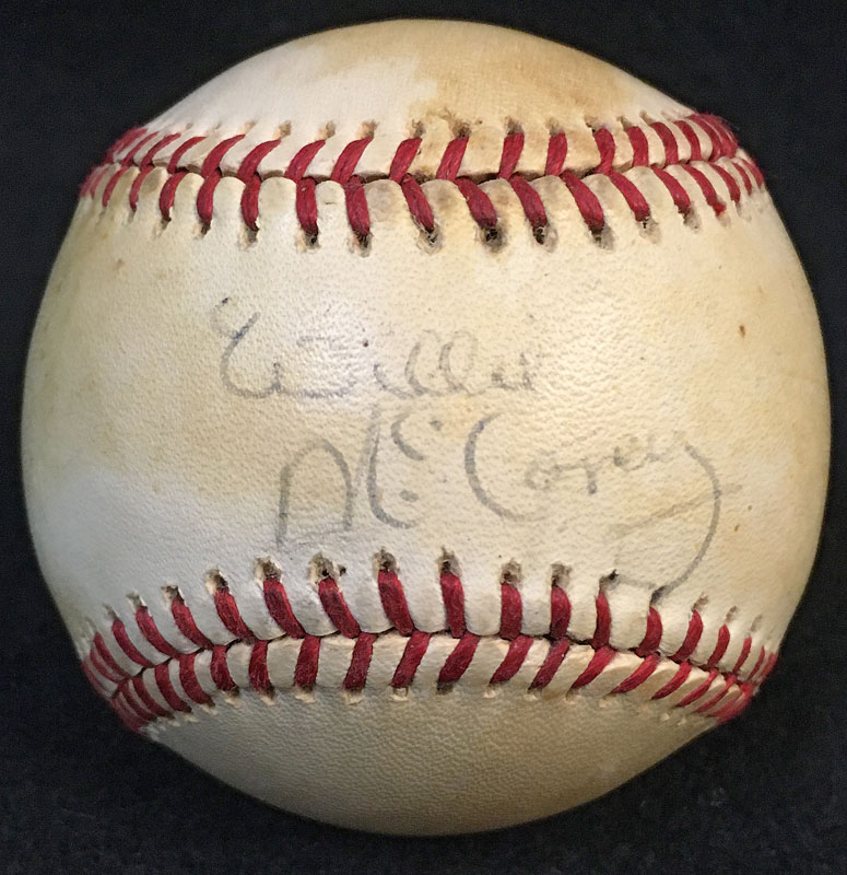 Willie McCovey Autographed Baseball