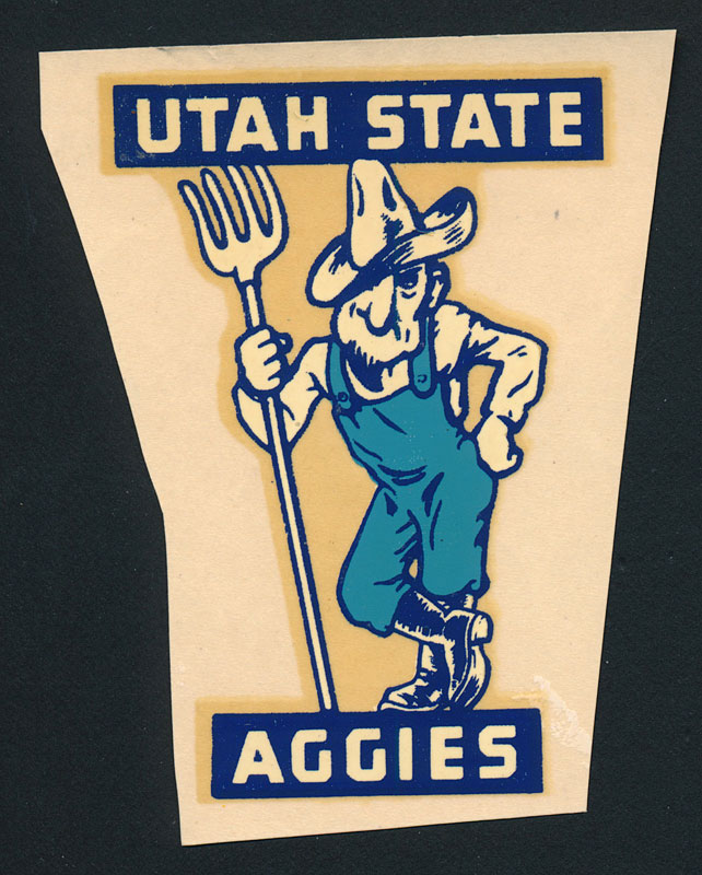 Utah State Agricultural College Aggies Decal