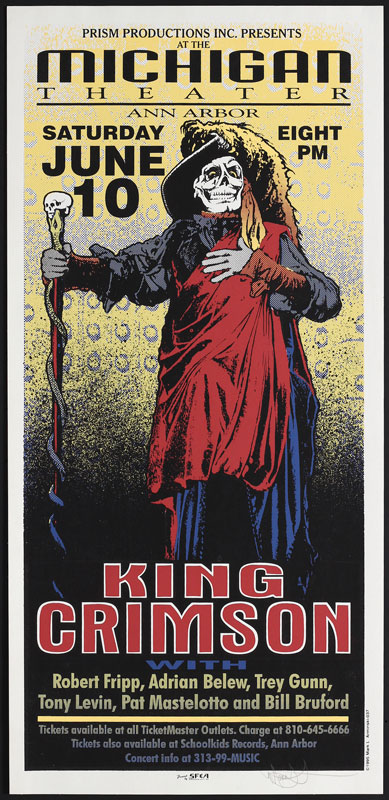 Mark Arminski King Crimson Poster