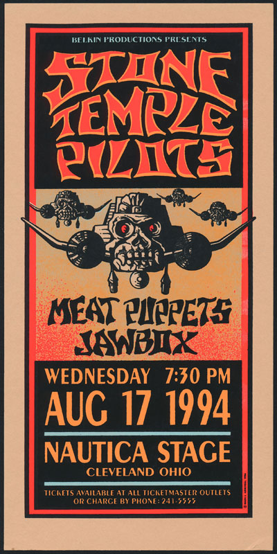 Mark Arminski Stone Temple Pilots Handbill