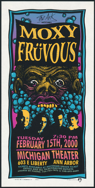 Mark Arminski Moxy Fruvous Handbill