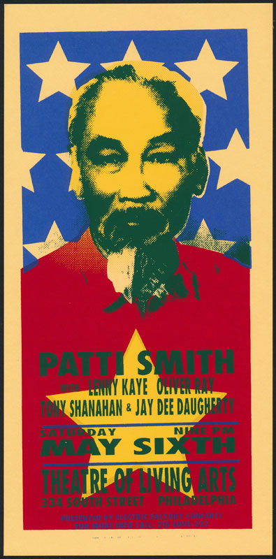 Mark Arminski Patti Smith Handbill