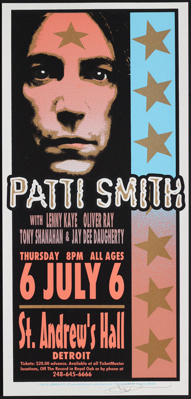 Mark Arminski Patti Smith Poster