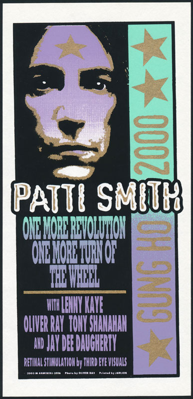 Mark Arminski Patti Smith Handbill