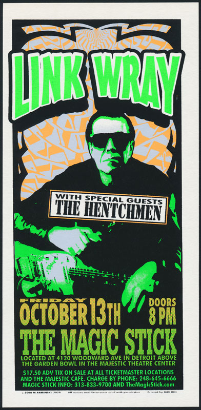 Mark Arminski Link Wray Handbill