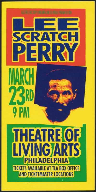 Mark Arminski Lee Scratch Perry Handbill