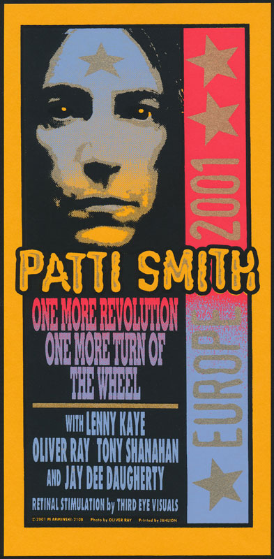 Mark Arminski Patti Smith Handbill