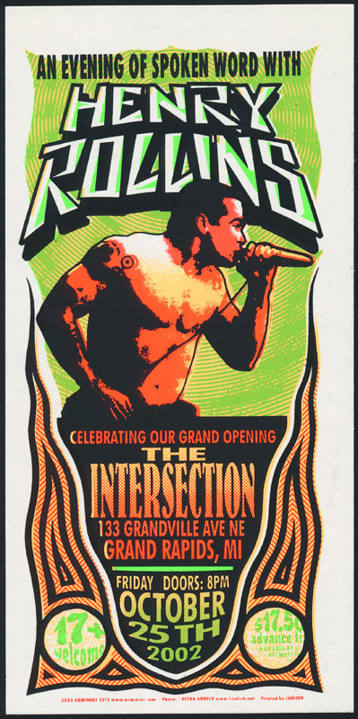 Mark Arminski Henry Rollins Handbill