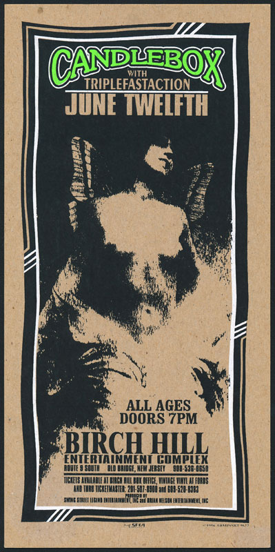 Mark Arminski Candlebox Handbill