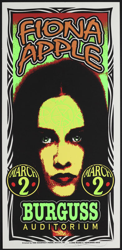 Mark Arminski Fiona Apple Poster