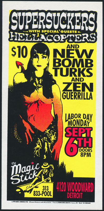 Mark Arminski Supersuckers Handbill