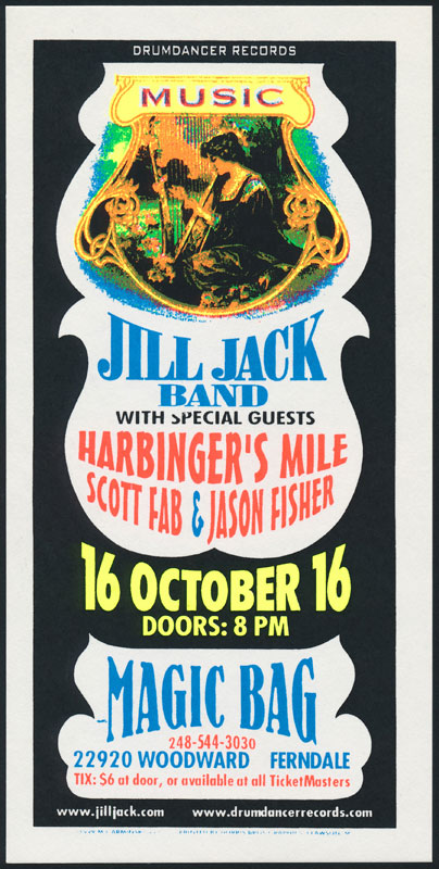 Mark Arminski Jill Jack Band Handbill