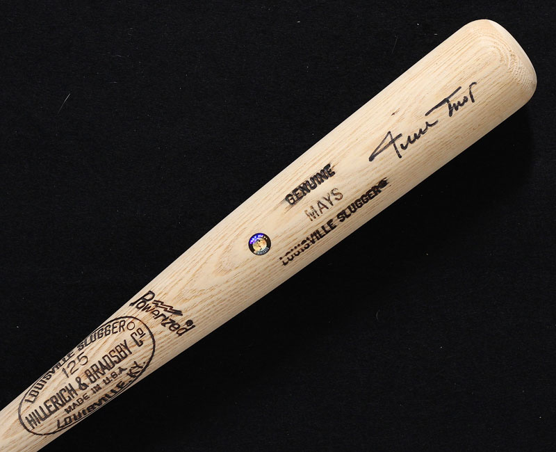 Willie Mays H&B Professional Model Autographed Baseball Bat