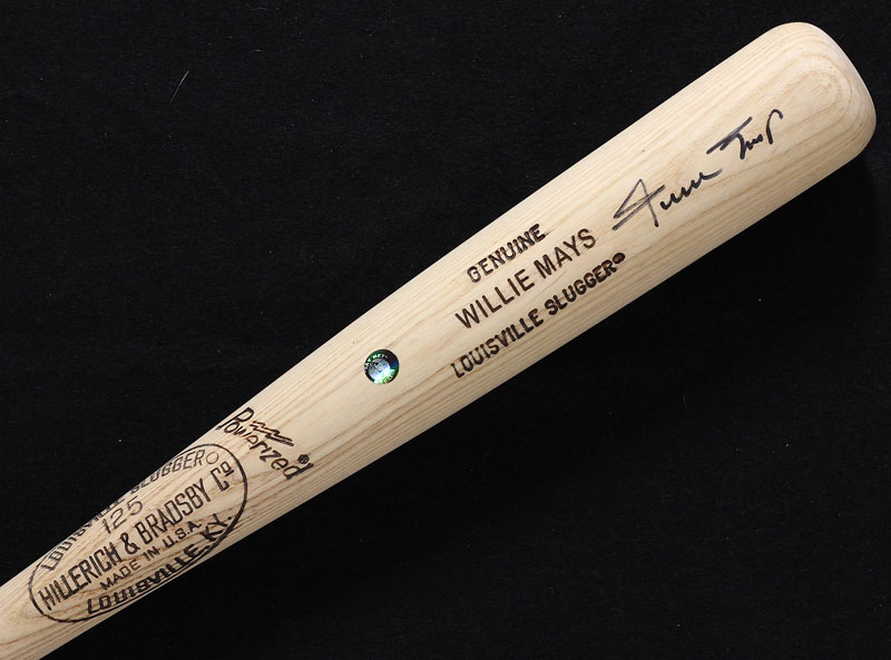 Willie Mays H&B Professional Model Autographed Baseball Bat