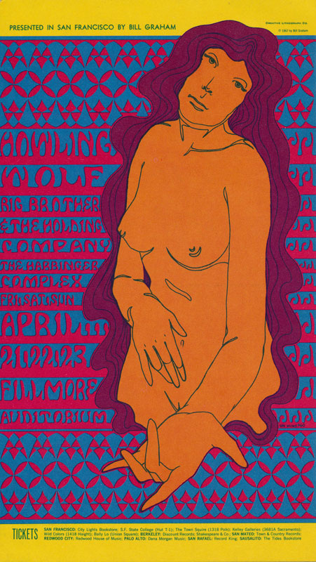 BG #60-1 1967 Howling Wolf Wes BG-60 BG60 Poster Fillmore Wilson