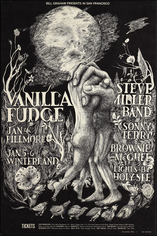 BG # 101-1 Vanilla Fudge Fillmore Poster BG101