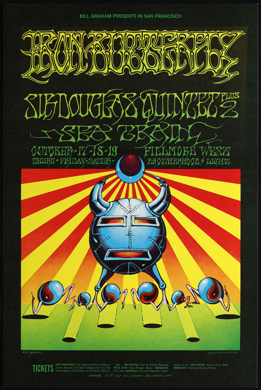 BG # 141-1 Iron Butterfly Fillmore Poster BG141