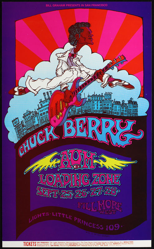 BG # 193-1 Chuck Berry Fillmore Poster BG193