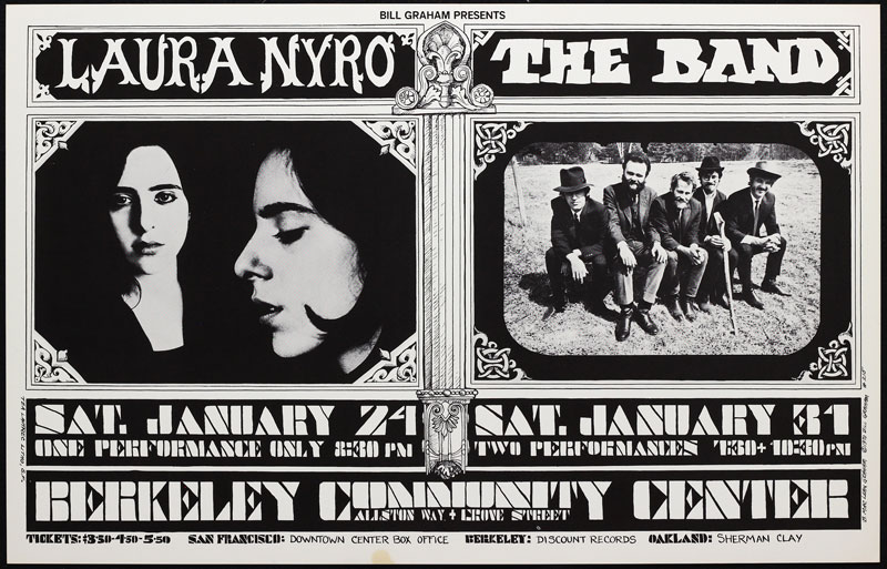 BG # 215-1 Laura Nyro Fillmore Poster BG215