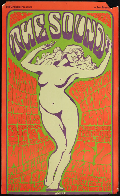 BG # 29-1 Jefferson Airplane Fillmore Poster BG29