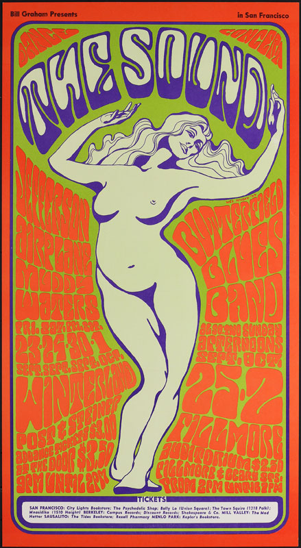 BG # 29-3 Jefferson Airplane Fillmore Poster BG29