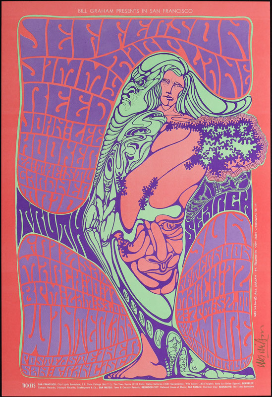 BG # 54-1 Jefferson Airplane Fillmore Poster BG54