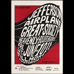 BG # 10-2 Jefferson Airplane Fillmore Poster BG10