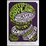 BG # 4-3 Jefferson Airplane Fillmore Poster BG4