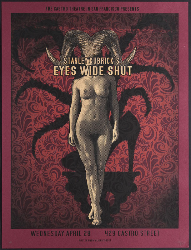 Alien Corset - David O'Daniel Stanley Kubrick Eyes Wide Shut Movie Poster