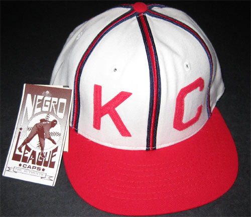 1942 era Kansas City Monarchs VTG Negro League Baseball Cap/Hat 7 Roman ...