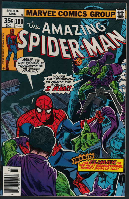 Amazing Spider-Man 180 Comic Book