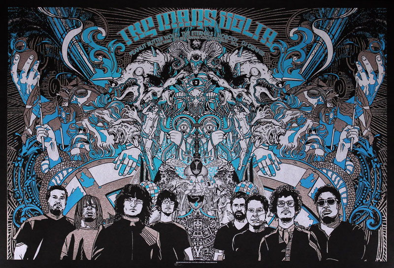 Jared Connor Tyler Stout Gregg Gordon and Jim Mazza The Mars Volta Poster