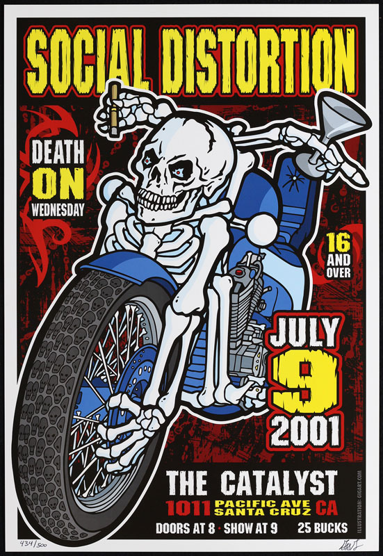 Gregg Gordon Social Distortion Poster