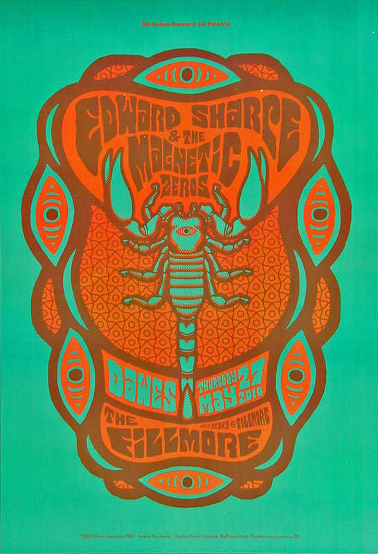 Edward Sharpe and the Magnetic Zeros 2010 Fillmore F1061 Poster - D ...