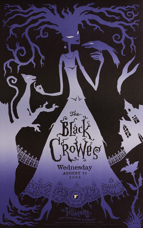 The Black Crowes 2005 Fillmore F708 Poster