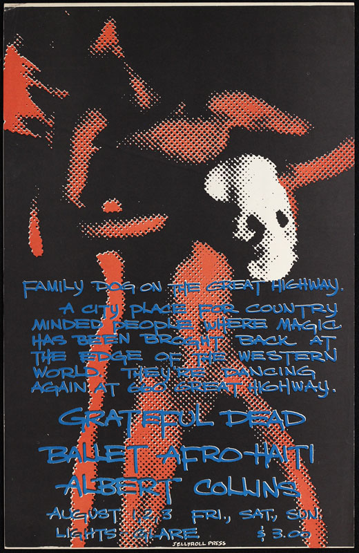 FD # GH690801-1 Grateful Dead Family Dog Poster FDGH690801