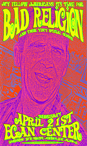 Firehouse Bad Religion Bush Poster