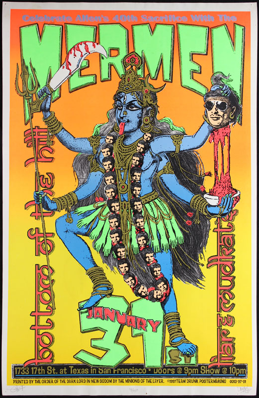 Ron Donovan (Team Drunk) - Firehouse Mermen Kali Poster