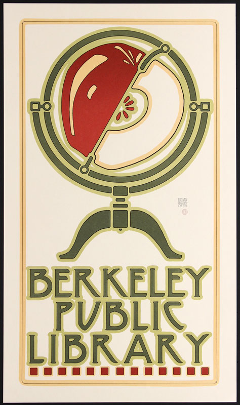 David Lance Goines Berkeley Public Library Poster