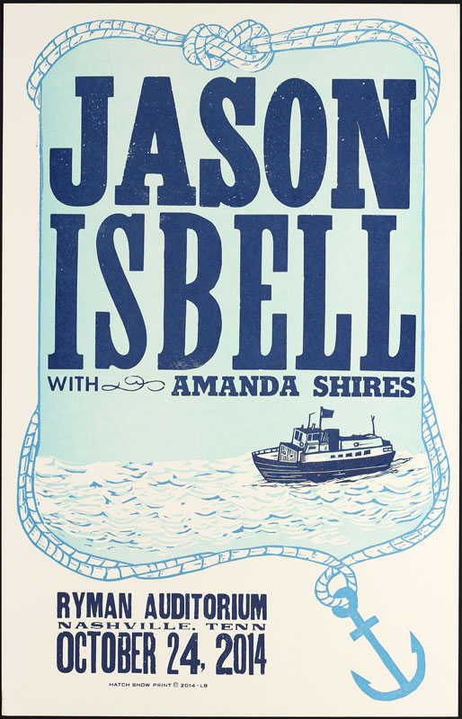 Hatch Show Print Jason Isbell Poster