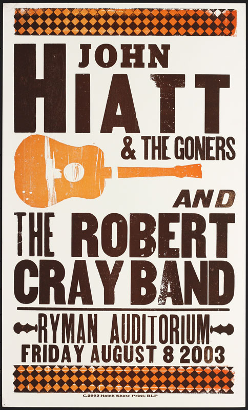 Hatch Show Print John Hiatt Poster