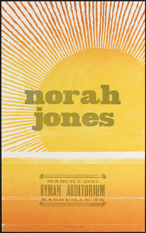 Hatch Show Print Norah Jones Poster