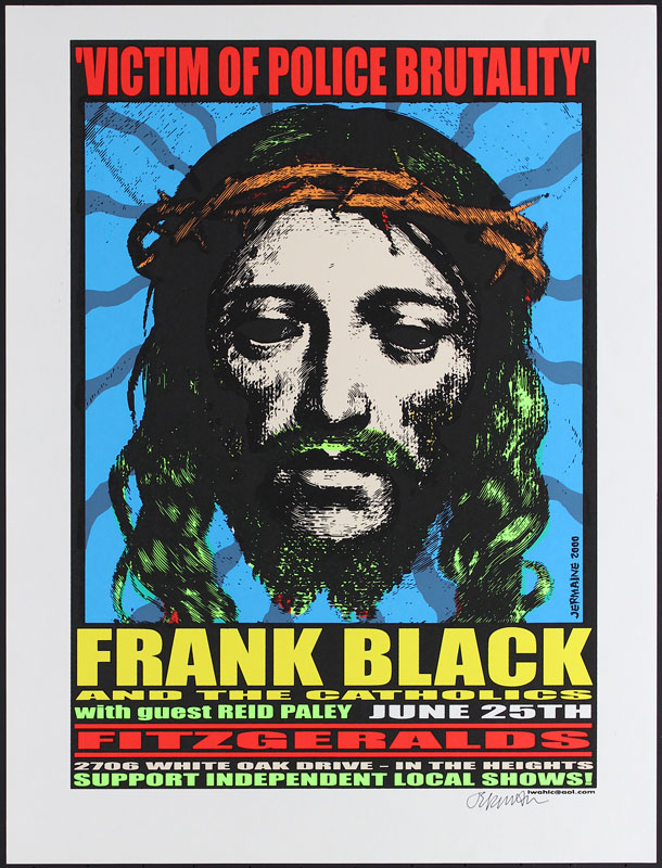 Jermaine Rogers Frank Black and the Catholics Poster