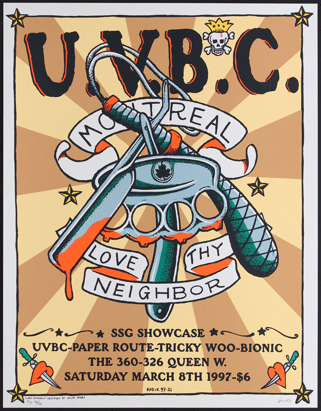 Frank Kozik U.V.B.C. Poster