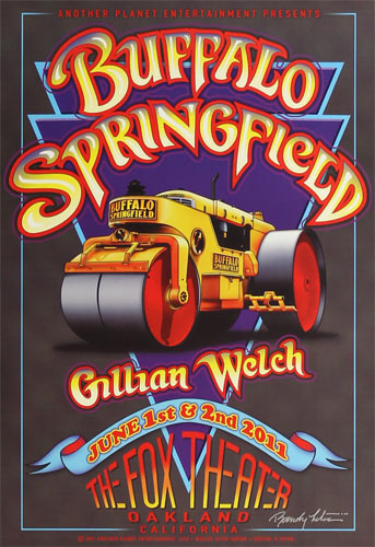 Randy Tuten Buffalo Springfield Poster