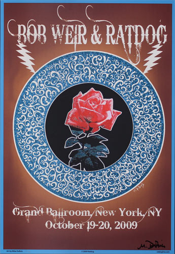 Mike DuBois Bob Weir and Ratdog Poster