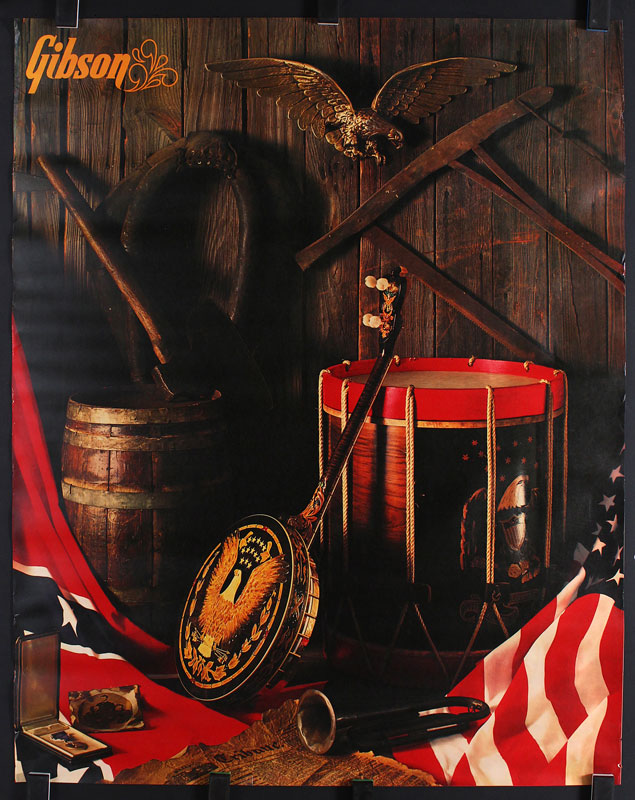 Gibson All American Mastertone Banjo Promo Poster