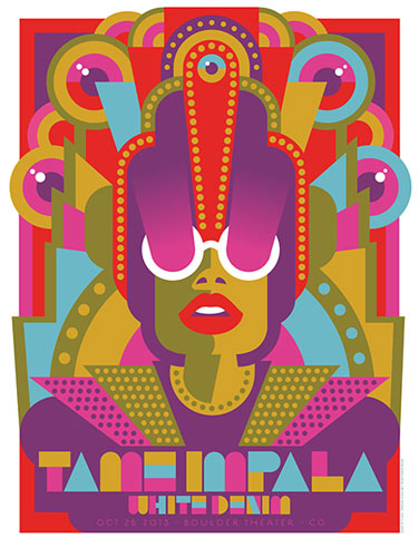 Dan Stiles Tame Impala Poster