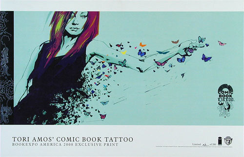 Mark Simpson 'Jock' Tori Amos' Comic Book Tattoo Promo Poster