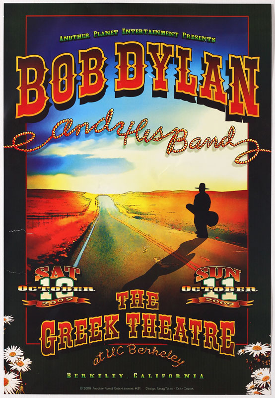 Randy Tuten Bob Dylan and His Band Poster